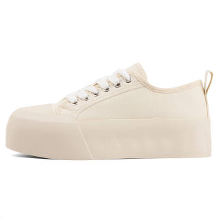 WENPU Canvas Slip Resistant, Lightweight, And Breathable Low top Skateboard Shoes Women's