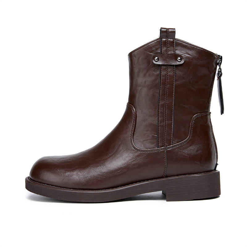 KEKAFU Ankle Boots Women's Brown/Black