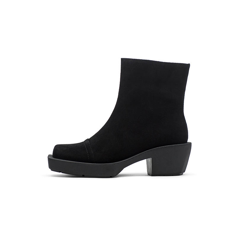 Coup De Foudre Cow Split Leather Ankle Boots 6CM Women's