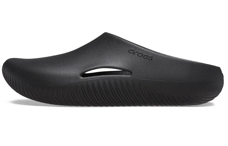 Crocs Mellow EVA Abrasion Resistant Closed Toe Slippers Unisex Black