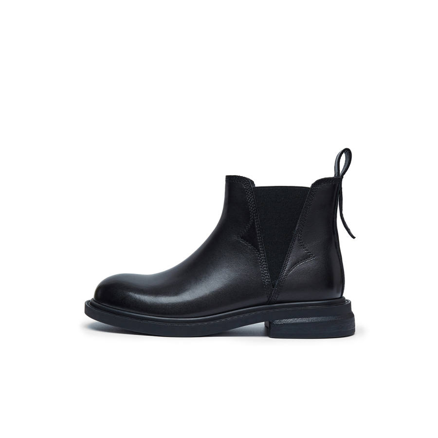 ELLE British Style Ankle Boots Height Increasing 11.5cm Chelsea Boots Women's 2025 Women's Boots