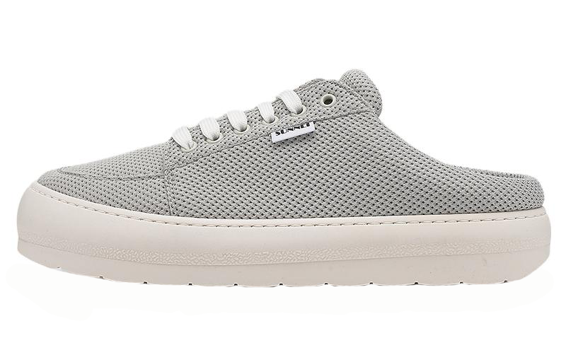 Sunnei Leather Comfortable And Trendy Low top Skateboard Shoes Unisex Gray
