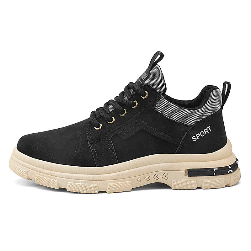 GONGNIUMEILI PU Short Combat Boots Men's