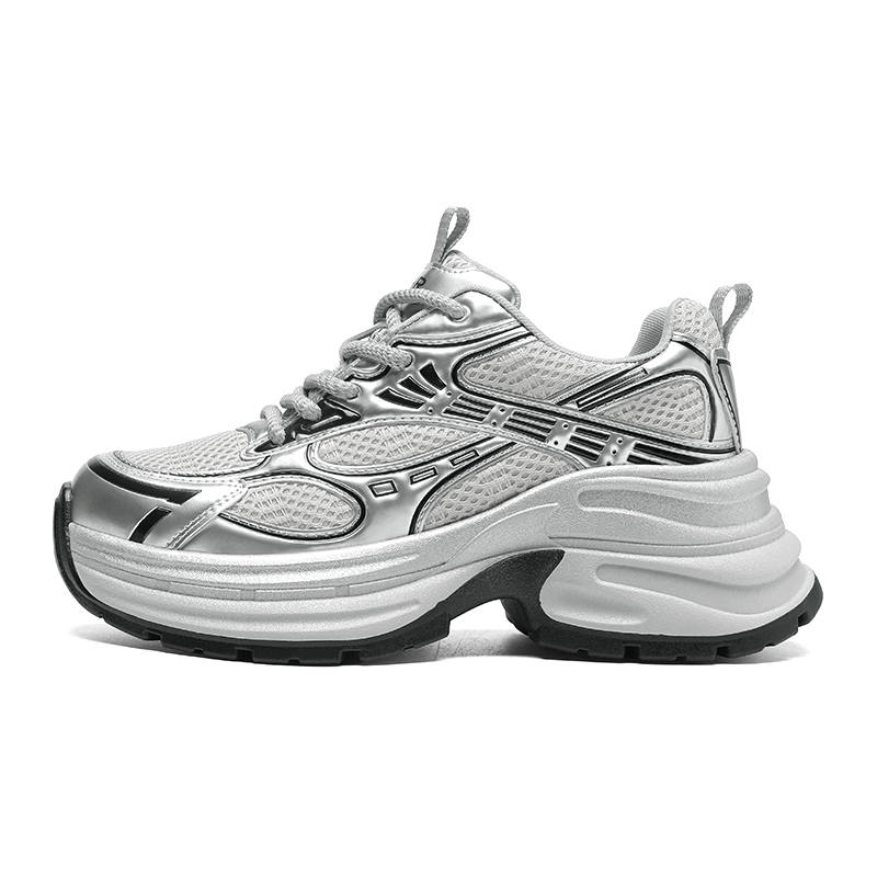 ZHR Abrasion Resistant Breathable Lightweight Height Increasing Chunky Sneakers Women's
