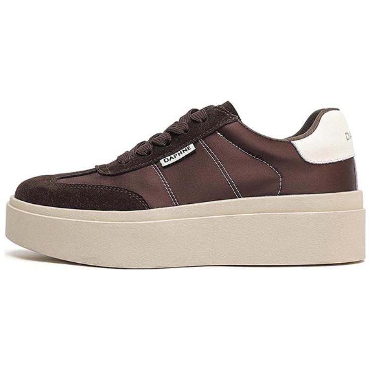 DAPHNE DAPHNE Textile, Split Cow Leather Low top Skateboard Shoes Women's
