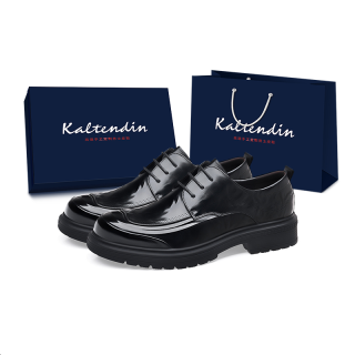 Kaltendin Top Grain Cow Leather, Commute Comfortable And Trendy Minimalist Style Dress Shoes Men's