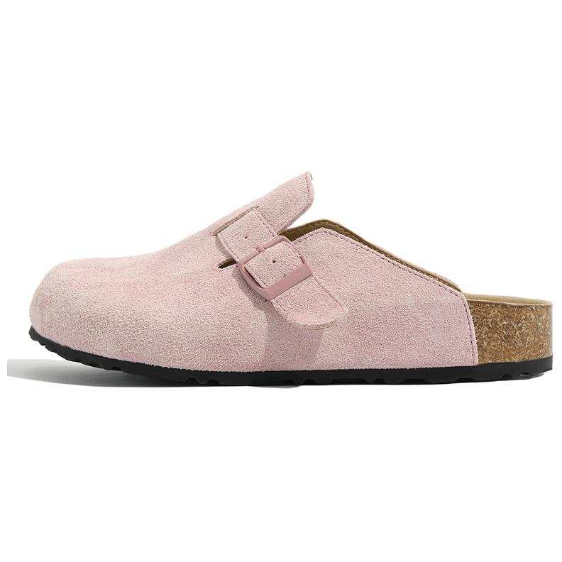 LANMOU Slip Resistant Slip Resistant Closed Toe Slippers Women's Light Pink