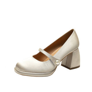 TATAYA Mary Jane Shoes Women's Ecru