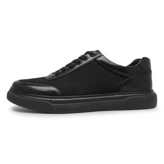 SHUSHUJIA Mesh Low top Skateboard Shoes Men's Black