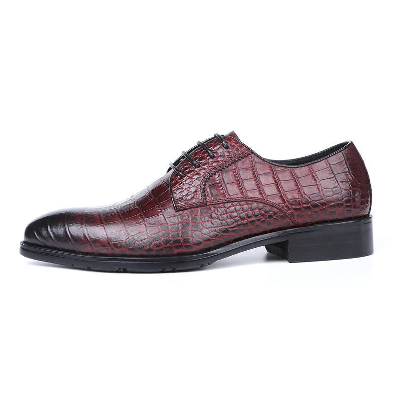 SHUPATE Dress Shoes Men's Low Top Red/Black