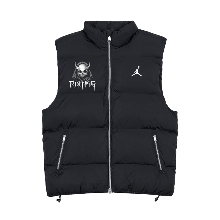 Jordan Jordan Vests Unisex Black Stand Collar Moderate Other