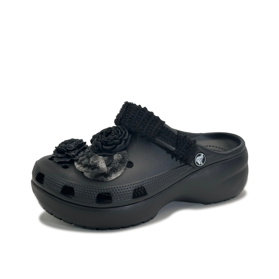 Crocs Crocs Classic Platform Clog Clogs Women's Black