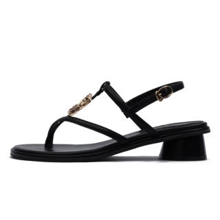 CENTRAL&KITTY Pu One Strap Sandals 4cm Women's