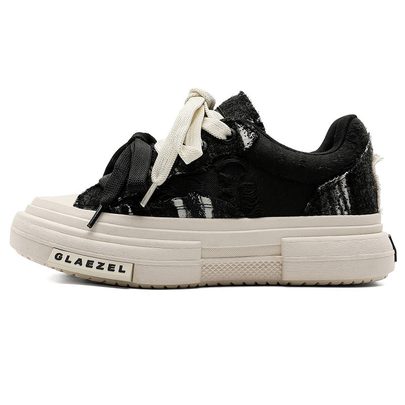 MPZY Cushioning, Wear Resistant Cushioning Abrasion Resistant Low top Casual Shoes Unisex Black