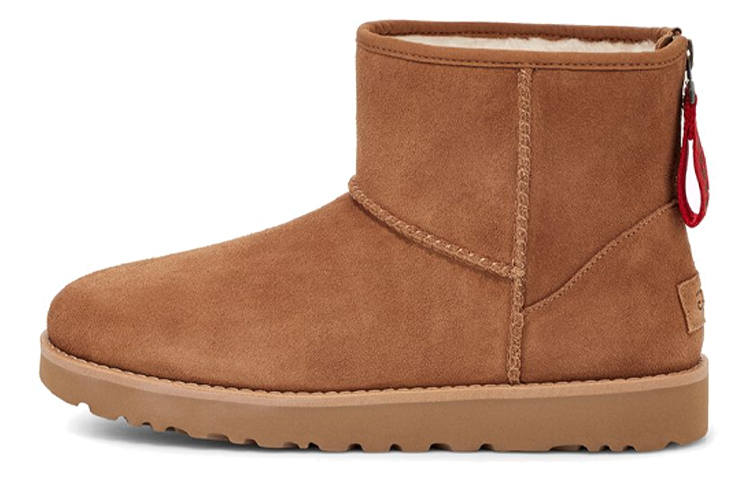 UGG UGG Classic Mini Logo Zip 'Chestnut' Women's