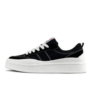LuzaoT SUPER DRAG Breathable Low top Skateboard Shoes Unisex Black White