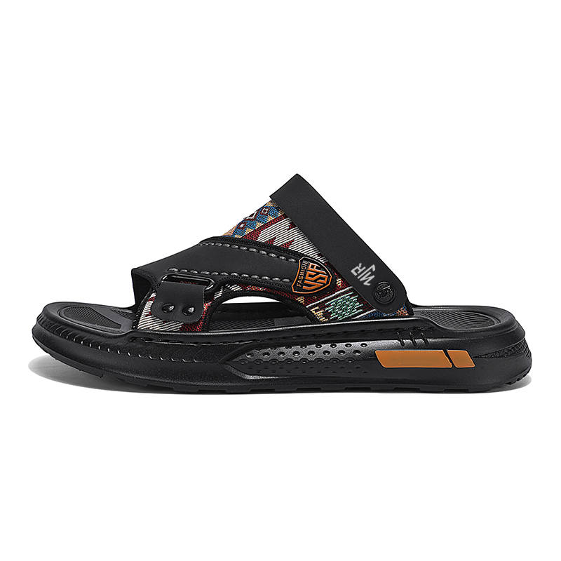 NANJIREN Beach Sandals Men's Black/Brown