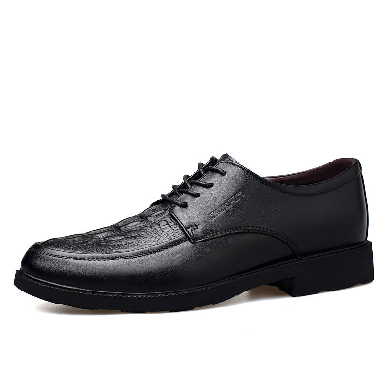 DILIKAN Dress Shoes Men's Low Top Black/Brown