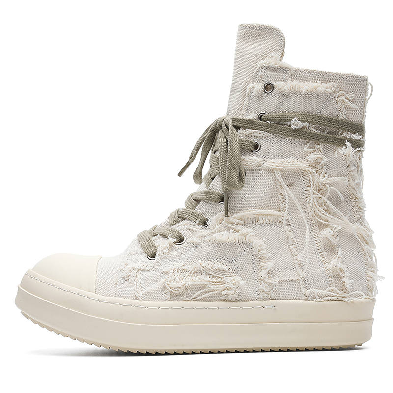 WANGJUE High top Canvas Shoes Men's