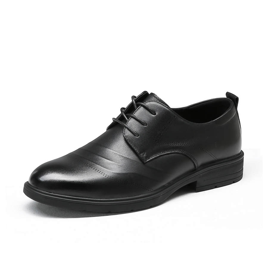 Spider King Cow Leather Casual Leather Shoes Men's Black