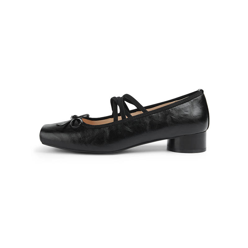 TOOMANYSHOES Chunky Heel Mary Jane Shoes Women's