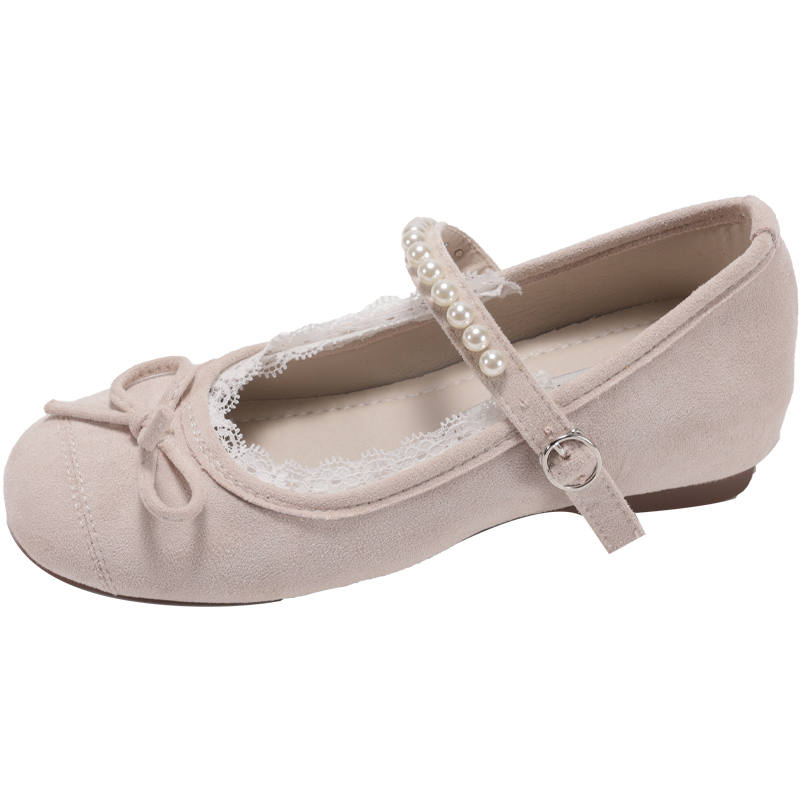 Xingdiman Suede Flat Mary Jane Shoes Women's