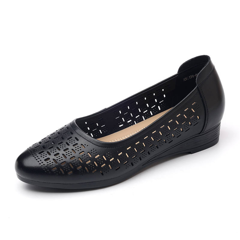 XINNUO Cow Leather Casual Shoes Women's