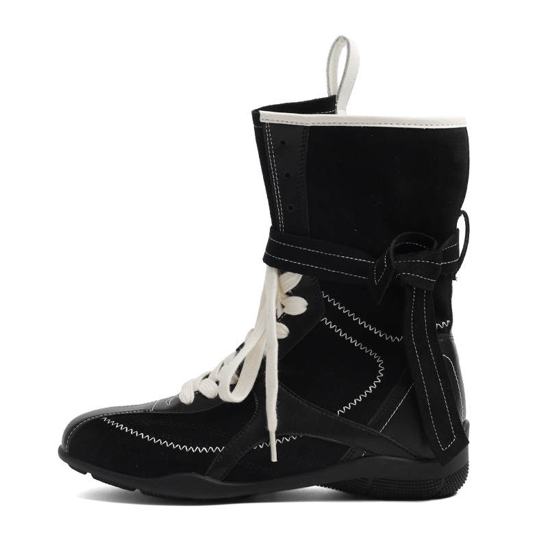 CENTRAL&KITTY CENTRAL&KITTY Synthetic Leather Ankle Boots Women's Black