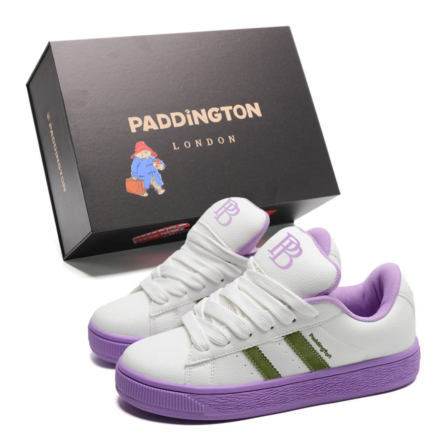 Paddington Bears Synthetic Leather Coverage Slip Resistant Cushioning Abrasion Resistant Lightweight Breathable Low top