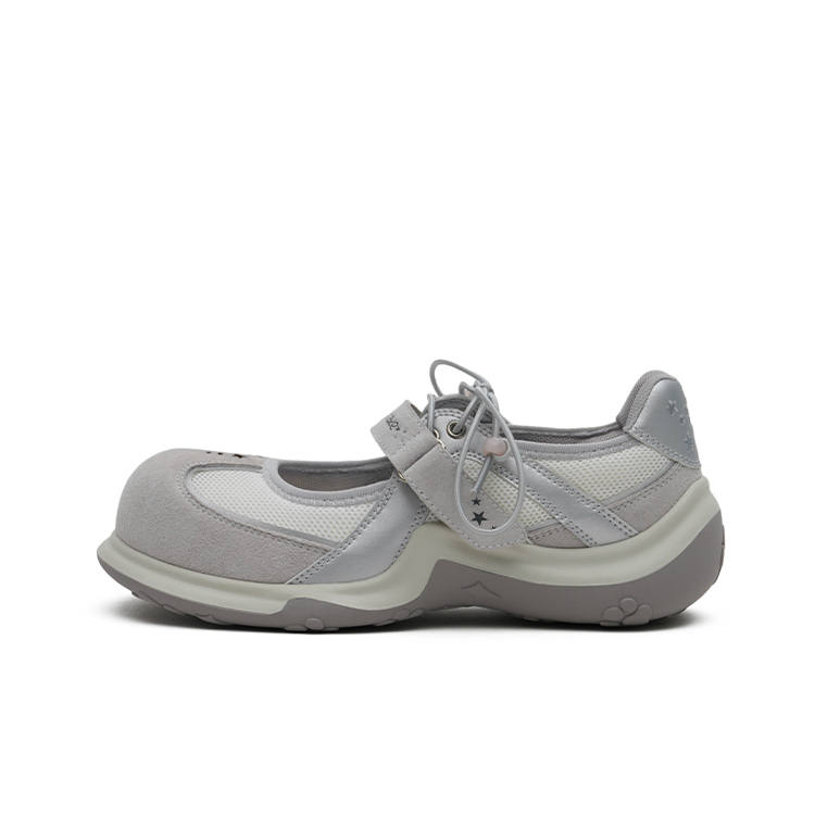 MASOOMAKE Dog Collection Cute Paw Shoes Mesh Mary Jane Shoes Women's