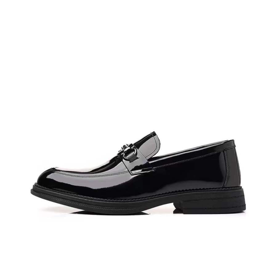 LUNMADENG Top Grain Cow Leather Men's Casual Shoes Men's