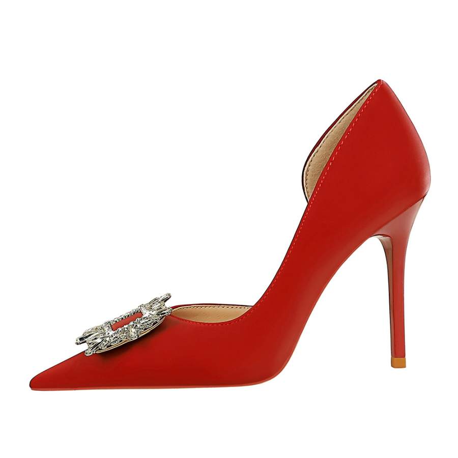QITUMAUL Slim Heel High Heels Women's