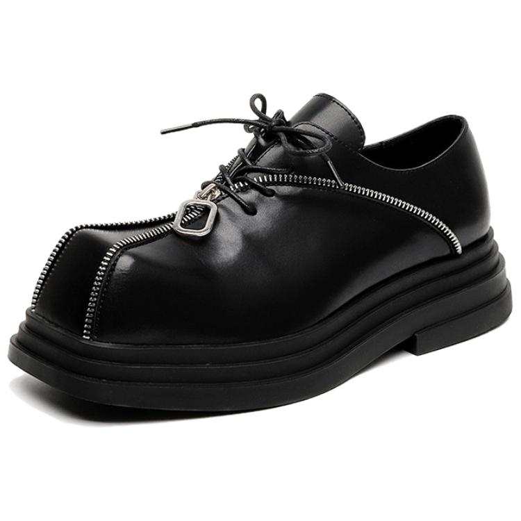 WEISHIBANGWEI WEISHIBANGWEI Microfiber Leather Casual Leather Shoes Men's Black