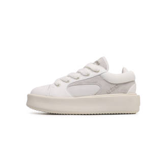JIPOSEN Skateboard Shoes Unisex White Gray