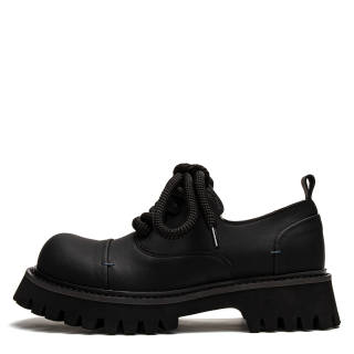 1997K Leather Casual Shoes Men's Carbon Black