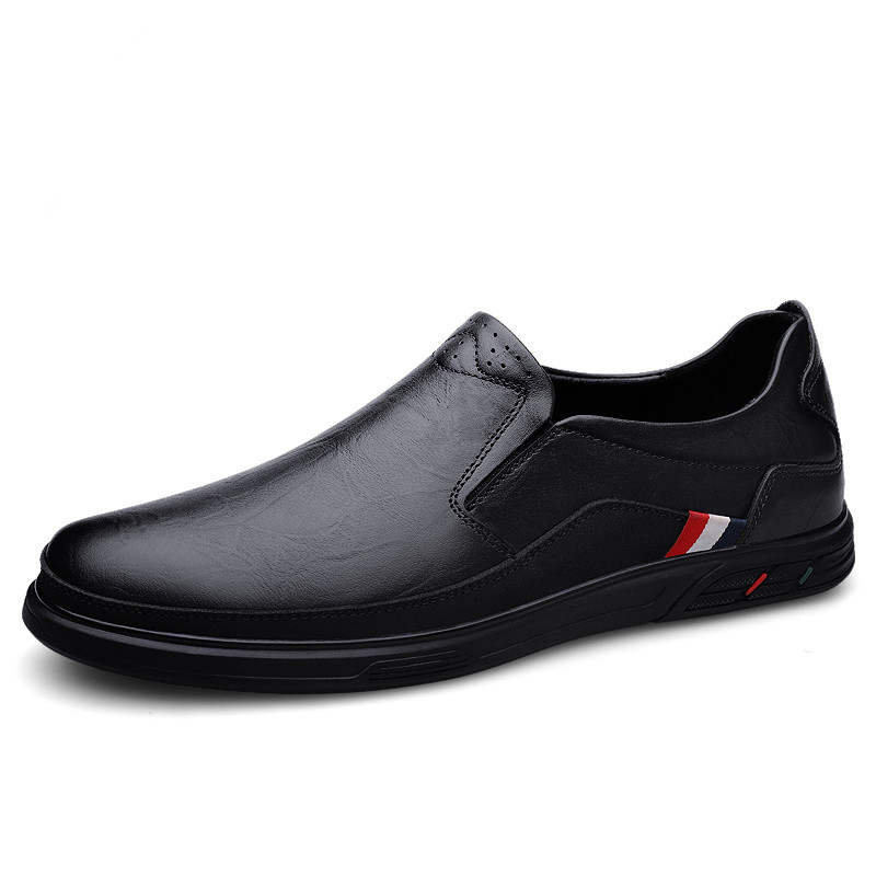 GONGNIULEITING Top Grain Cow Leather Casual Shoes Men's