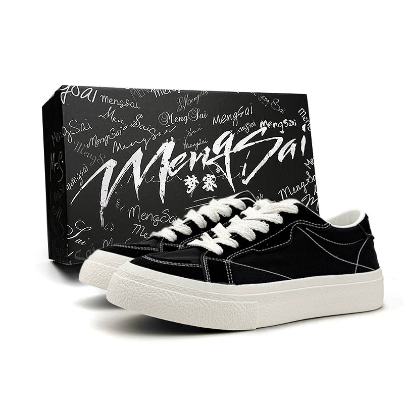Mengsai Mengsai Low top Skateboard Shoes Men's Black