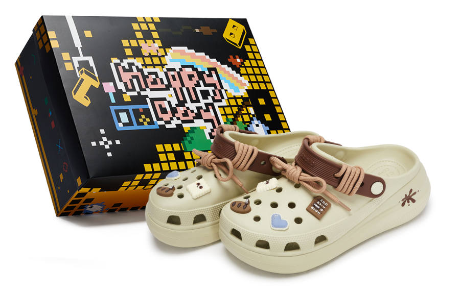Crocs Crocs Crush Clog 811 Manufacturing, Caramel Dream Cooking Clogs Unisex Bone White Box