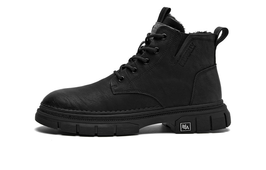 HLA HLA Combat Boots Unisex Black, Khaki