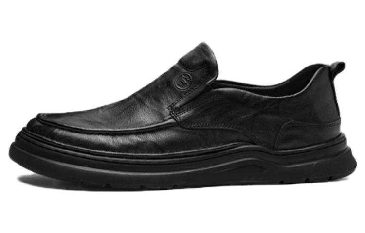 MELLEN Cow Leather Casual Shoes Men's Black