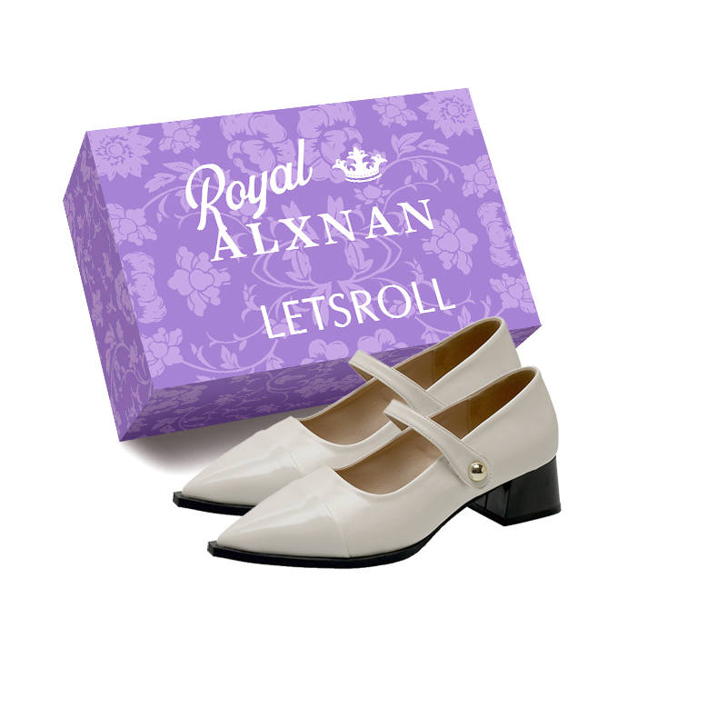 Alxnan Pu Mary Jane Shoes Women's Box