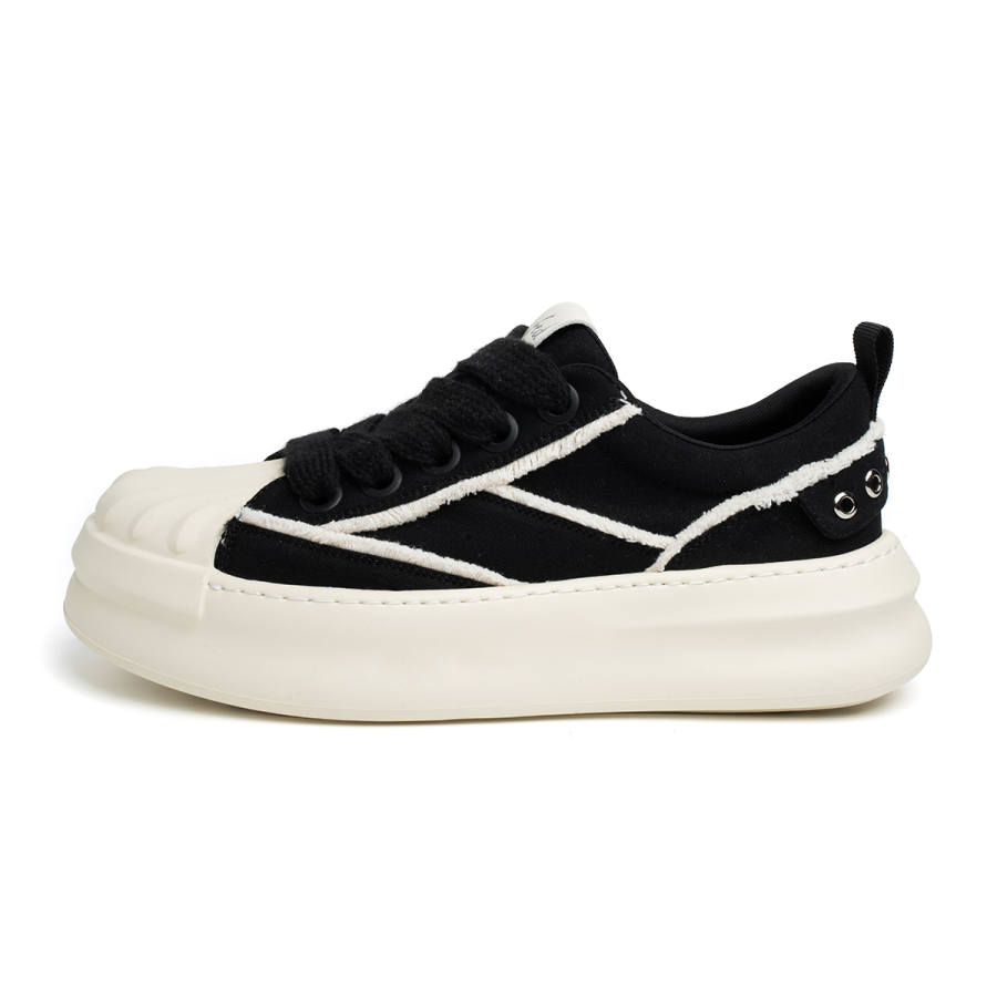 FED FED Fabric Low top Skateboard Shoes Men's Black