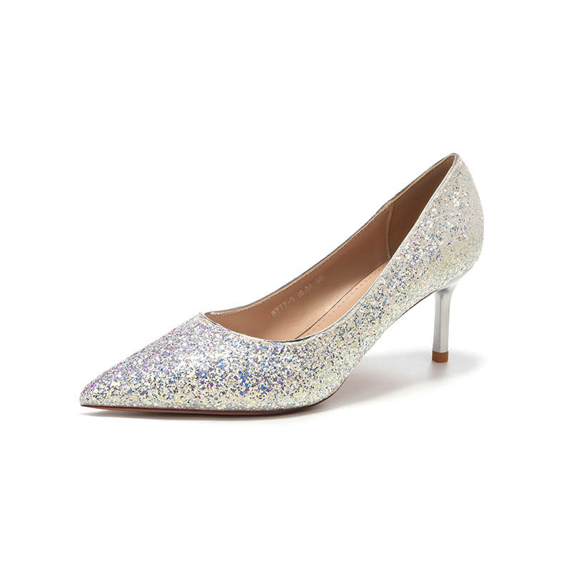 QITUMAUL Slim Heel High Heels Women's