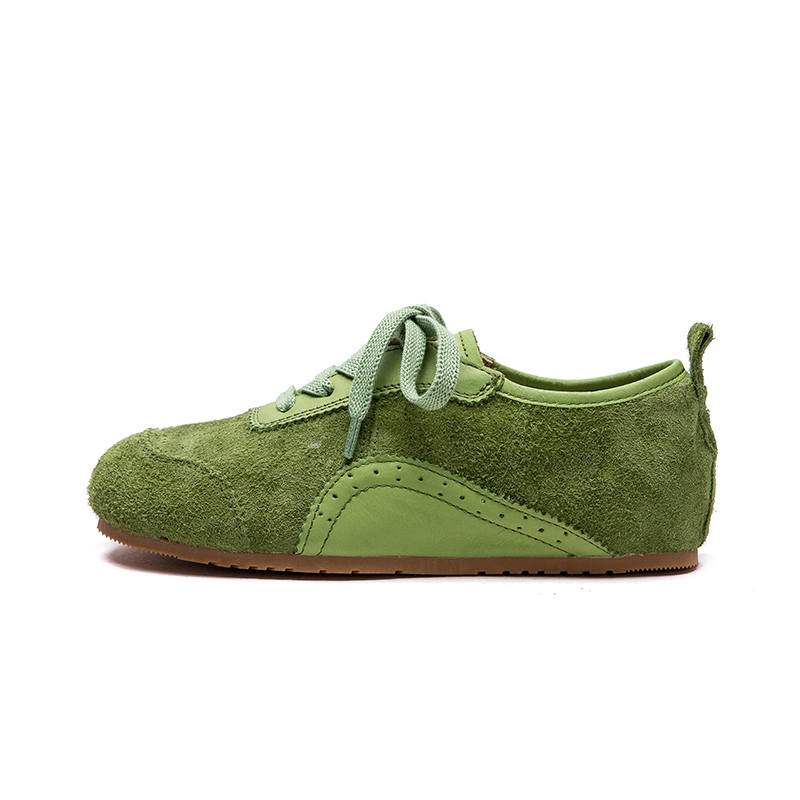 CHIBANG Top Grain Cow Leather Lightweight Low top Casual Shoes Women's