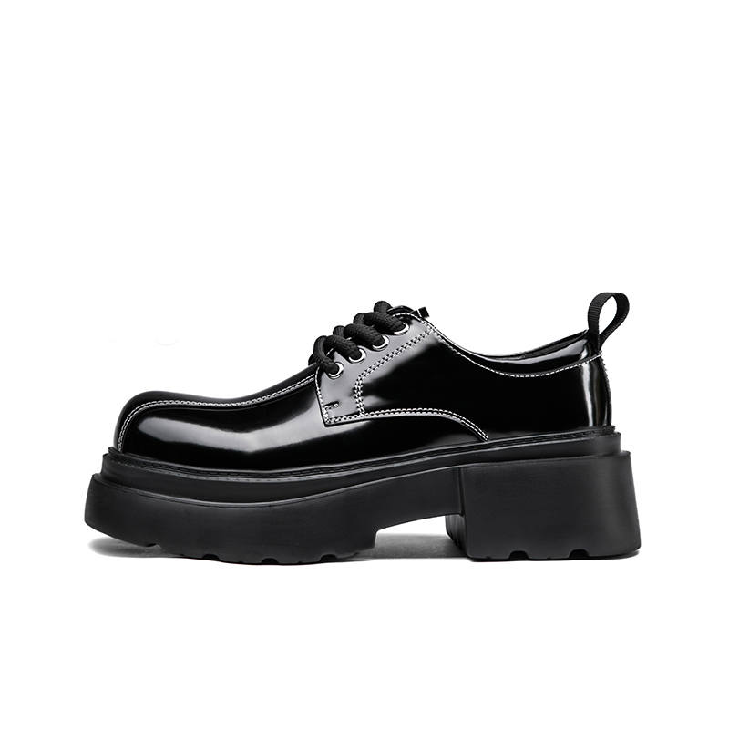 ORP ORP Casual Leather Shoes Men's Low Top Black