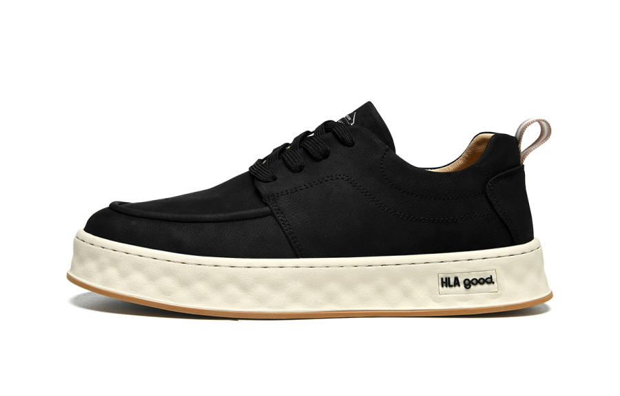 HLA Casual Shoes Men's Low Top Black, Khaki, Earth Yellow