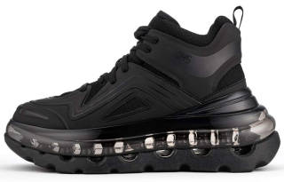 Shoes53045 Casual Shoes Unisex High Top Black