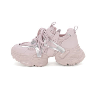 VEDULLAR Mesh, Synthetic Leather Low top Chunky Sneakers Women's