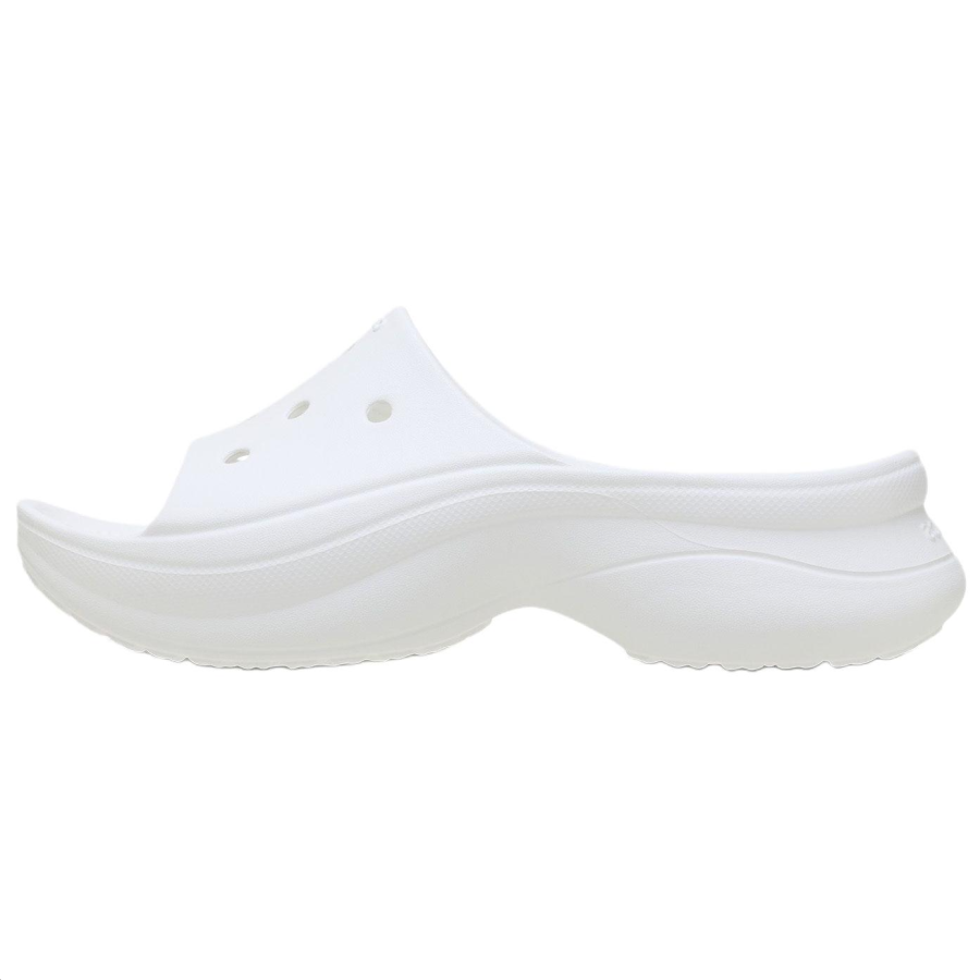 Crocs EVA Abrasion Resistant Slide Slippers Women's White