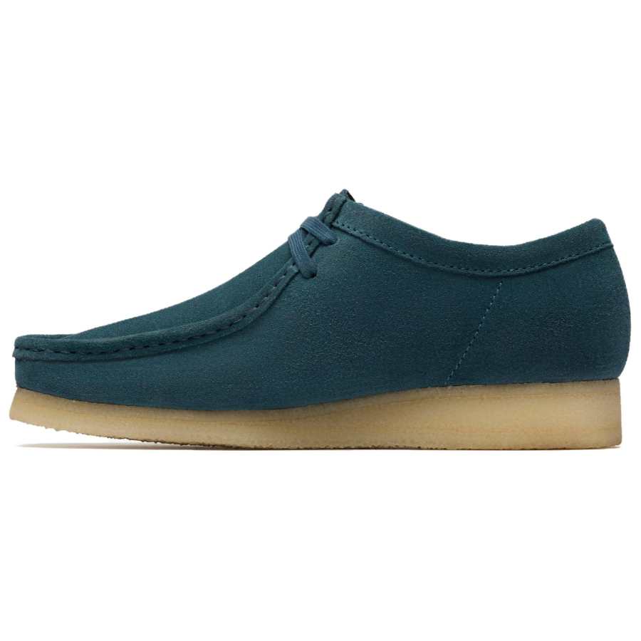 Clarks Wallabee Casual Shoes Men's Medium Blue